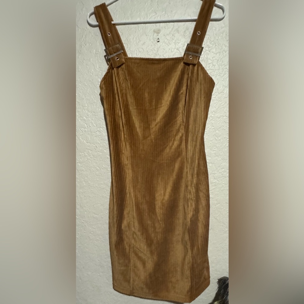 Elegant Brown Mini Dress